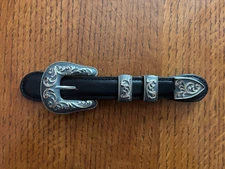 VOGT 4 PIECE STERLING SILVER BUCKLE SET