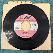 Vinyl Record Single  Christmas Sandpipers Mitch Miller & Orchestra Jingle Bells 