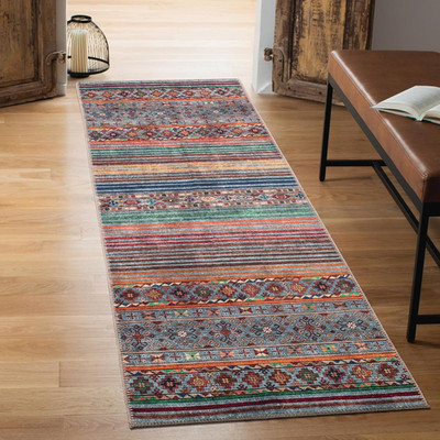 30''X144'' Vintage Runner Rug - Machine Washable, Non-Slip, Easy Clean