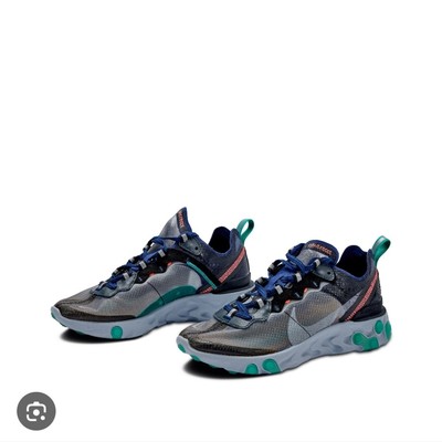 NIKE | React Element 87 Neptune Green sneakers Mens Sz 5.5