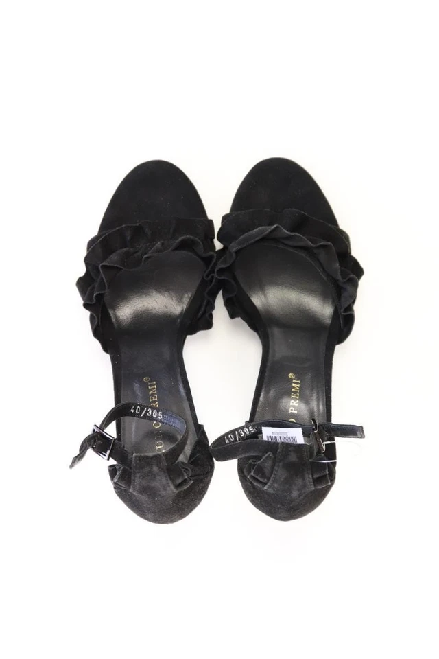 ✅ BRUNO PREMI High Heels für Damen Gr. 40 schwarz aus Leder ✅ - Bild 3 von 4