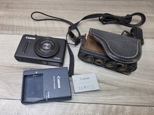 Canon PowerShot S100 12.1MP Digital Camera with Leather Case - Black