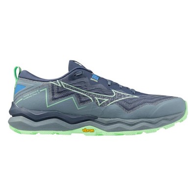 Men's Mizuno Wave Daichi 9, Vintage Indigo/Neo Mint, 9 D Medium US