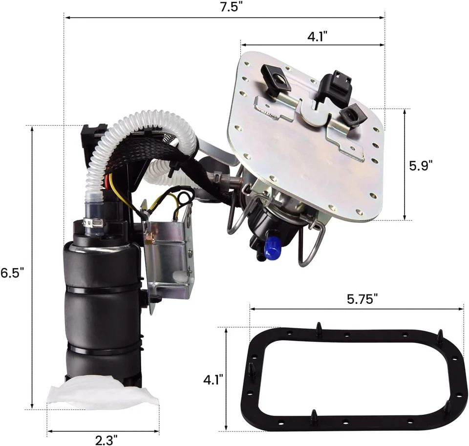 Топливный насос в сборе для Harley Davidson Heritage Softail 2001-2005 #75132-01D США - Изображение 2 из 4