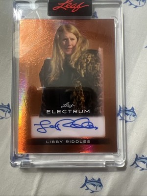 LIBBY RIDDLES 2024 2024 Leaf Women of Sport Autograph 14/20