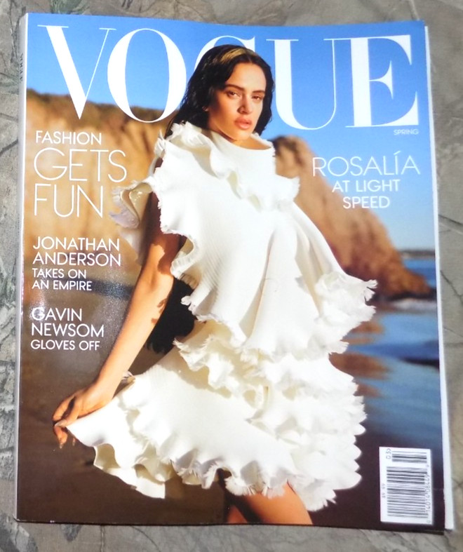 Spanish Superstar ROSALIA - AT LIGHT SPEED - VOGUE MAGAZINE