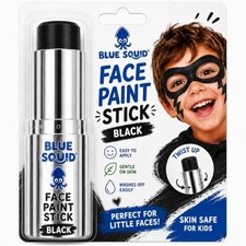 Blue Squid Black Face Paint Stick - Water based Body Paint for Adults  Kids
