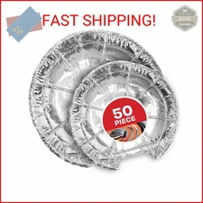 Round Electric Stove Burner Covers (50 Pack) 6 Inch and 8 Inch Disposable Stove 