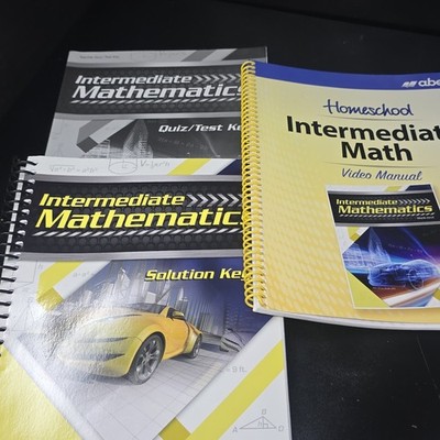 Abeka Intermediate Mathematics Teacher Work Quiz Test Keys Video Manual