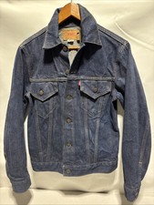 Vintage Rare 80s Levis Jacket Mens 36 Denim Trucker 70505 0217 Made in USA Flaw