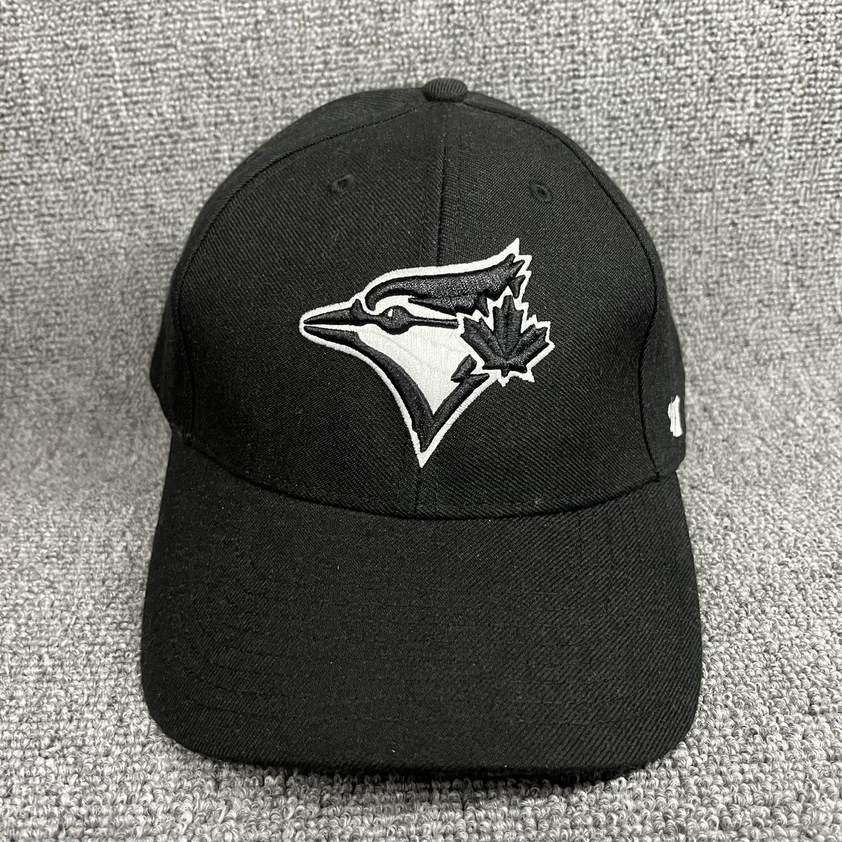 '47 Toronto Blue Jays MVP Adjustable Hat Black White MLB Baseball Cap New