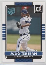 2015 Panini Donruss Hot Off the Press Julio Teheran #53 0af