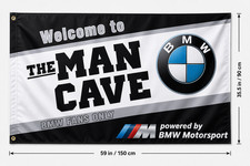 BMW M Power Flag Banner 3x5 Ft Garage Wall Decor Man Cave Wall