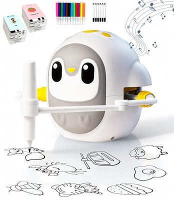 Drawing Robot for 4-8, Montessori Learning Drawing Machine, Smart Educational...