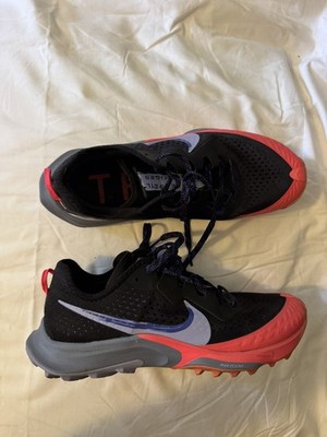 Nike Air Zoom Terra Kiger 8 Trail Women's Hiking Shoes Orange/Blue, Size 10