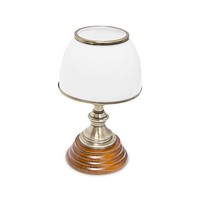 Tischlampe Glasschirm Nachttischleuchte Leselampe Antik Antike Tischleuchte