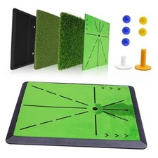 Golf Hitting Mat, Realistic Turf with Instant Swing 3-in-1 Golf Hitting Mat