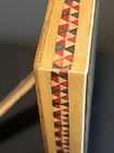Vintage Persian Handmade Copper Metalwork Bird Art Khatam Inlaid Frame  — photo 10