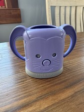 Inchbug MyDrinky Kid's Juice Box / Pouch Holder Purple Cat Bunny Pre-owned