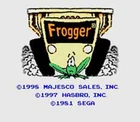 Frogger - Sega Genesis Game