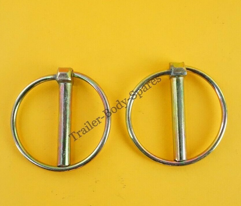 FREE P&P 2 x Lynch Pins 9mm x 60mm Linch Pins JCB Tractors & Trailers