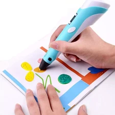 3D Printing Pen W/ 6 Filaments Educational Toy Christmas Gift for Kids Birthday