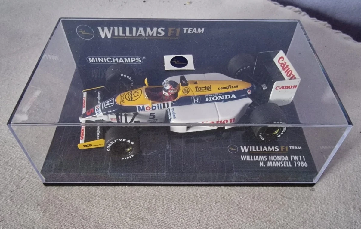 MINICHAMPS Williams Diecast Formula 1 Cars 1986 Vehicle Year for