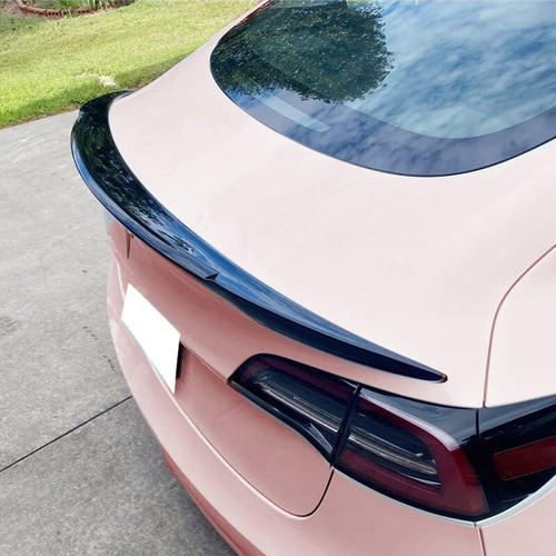 For 17-23 Tesla Model 3 Full Body Kit Front+Rear Bumper+Rear Spoiler+Side Skirts - Picture 2 of 14