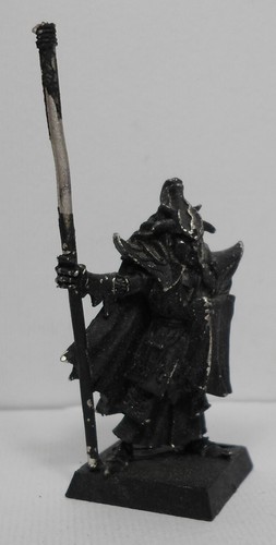 WARHAMMER DARK ELVES BLACK GUARD STANDARD BEARER MINIATURE OOP - Picture 4 of 9