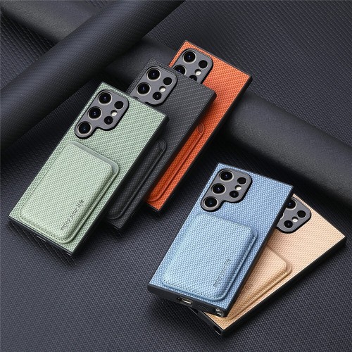 Para Samsung Galaxy S23 S24 S25 Ultra Cuero Mag Seguro Estuche Cubierta Billetera Soporte - Imagen 8 de 17