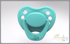 Honeybug MAGNETIC PACIFIER reborn art doll baby newborn handle TURQUOISE