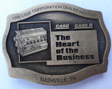 1998 Case IH Corporation Dealer Meeting belt buckle Nashville TN