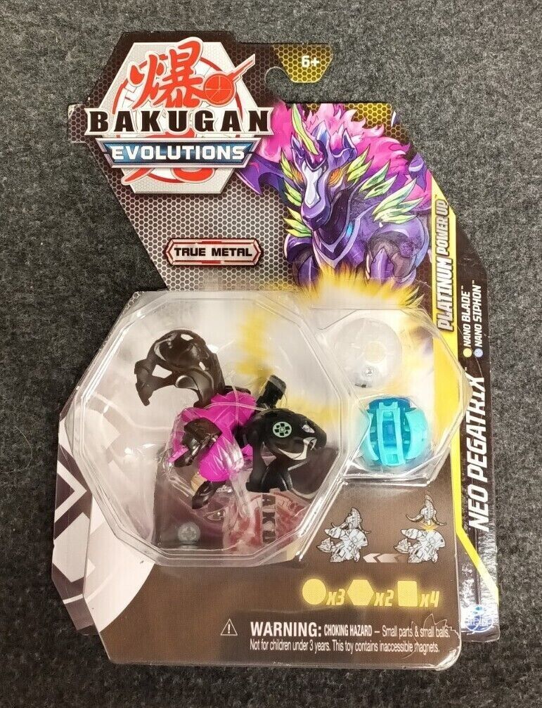 NEO PEGATRIX Bakugan EVOLUTIONS Platinum Power-Up Pack DIAMOND NANO BLADE!