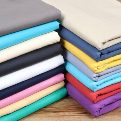 100 % Baumwolle Cambric Handwerk Uni Futter Kleid Quilt Material Stoff 44'' Meter
