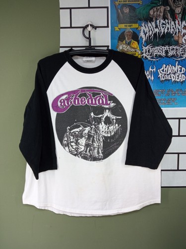 Cathedral Death To Nu-metal Tour vintage t shirt Rock Band Men 3/4 Sleeve Size L - 第 1/7 張圖片