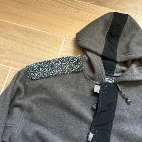 No Fear Fleece Sweater Men's Size XL Gray Pullover 1/4 Zip Skateboarding - Picture 3 of 16