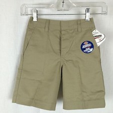Dickies Boys Shorts Size 4 - 7 School Uniform Plain Front 54362