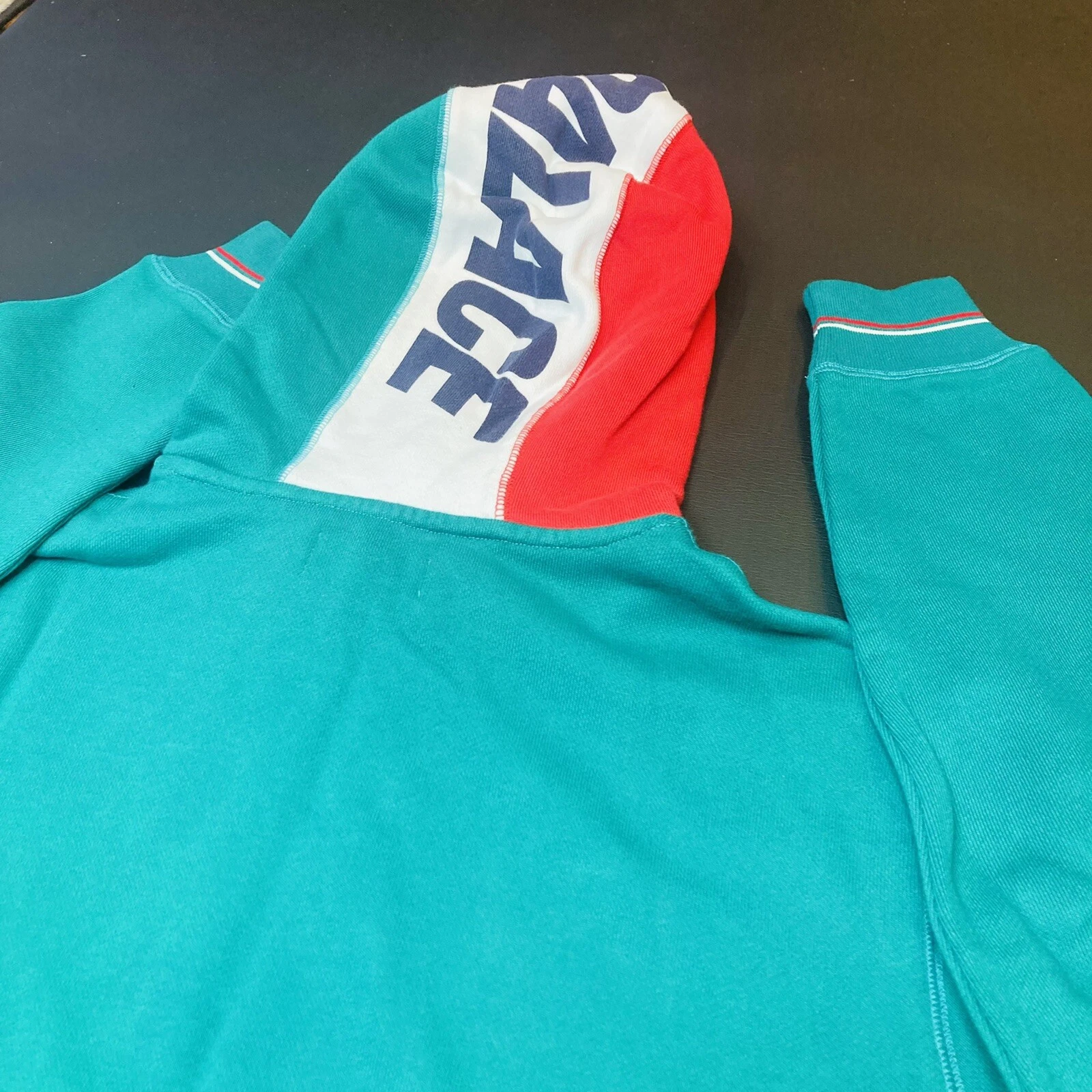 PALACE SKATEBOARDS Spell Out SWEAT À CAPUCHE homme XL Italie Graal rare neuf avec étiquettes cerf volant vert rouge