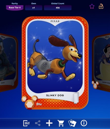 DIGITAL Topps Disney Collect 2025 BASE SERIES 1 Tier 6 Orange - You Pick/Choose - Picture 88 of 101