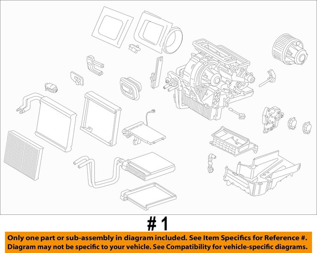 Genuine Ford Escape Evaporator Assembly Fv6z19b555e for sale online