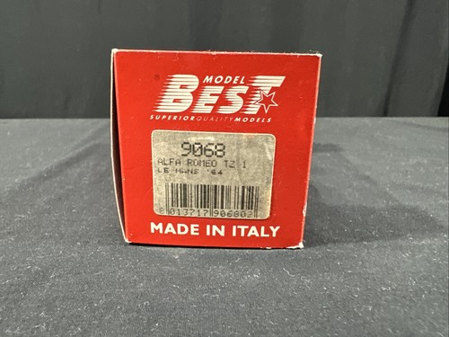 Best 1/43 Scale Model Car 9068 - Alfa Romeo TZ 1 Le Mans '64 Diecast Turquoise - Picture 4 of 24