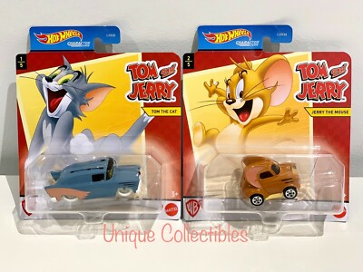 Hot Wheels Tom & Jerry Scooby-Doo Shaggy Fred Flintstones Complete