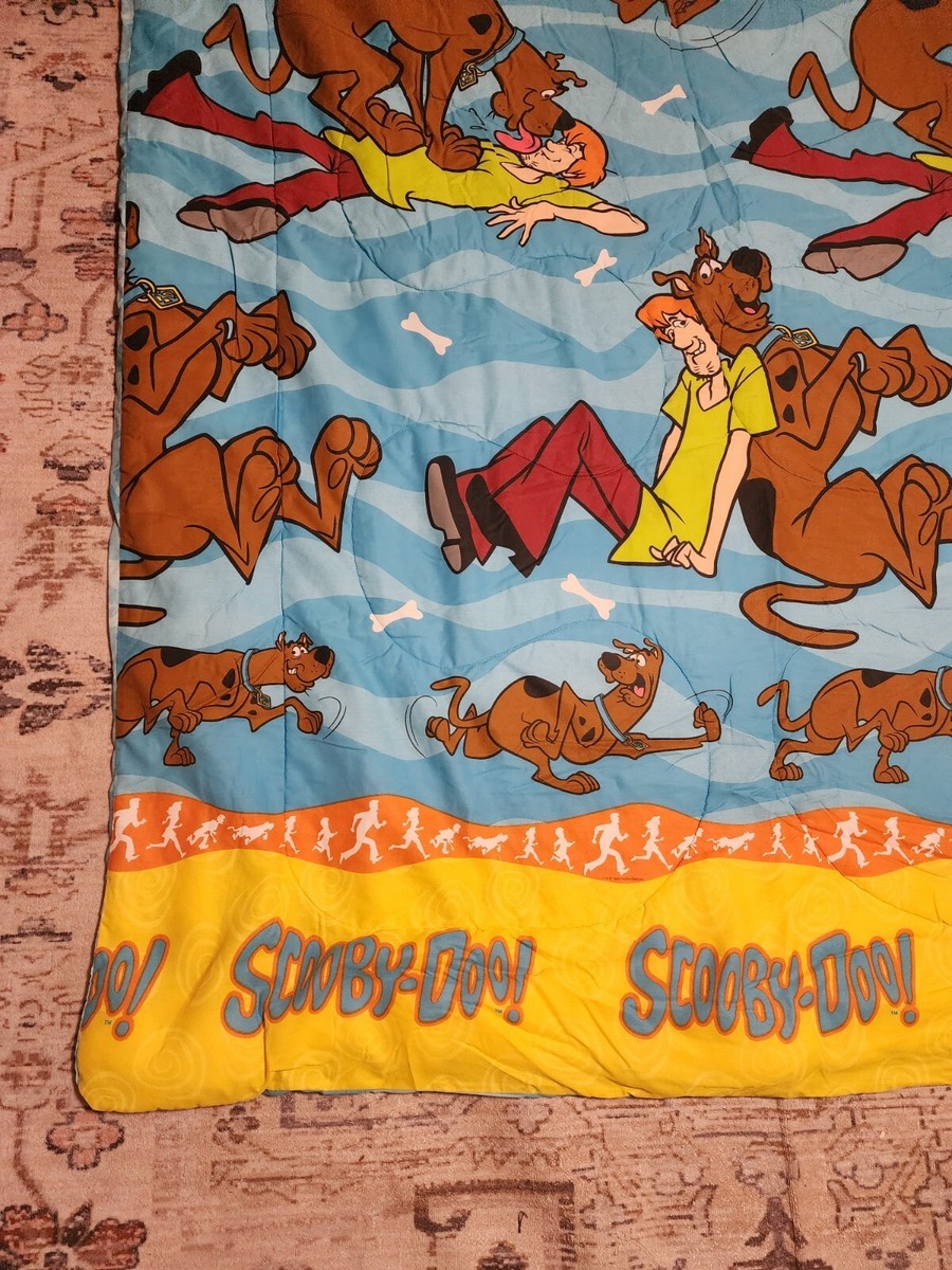 Vintage Scooby-Doo Twin Comforter AND Pillowcase 1998 Shaggy