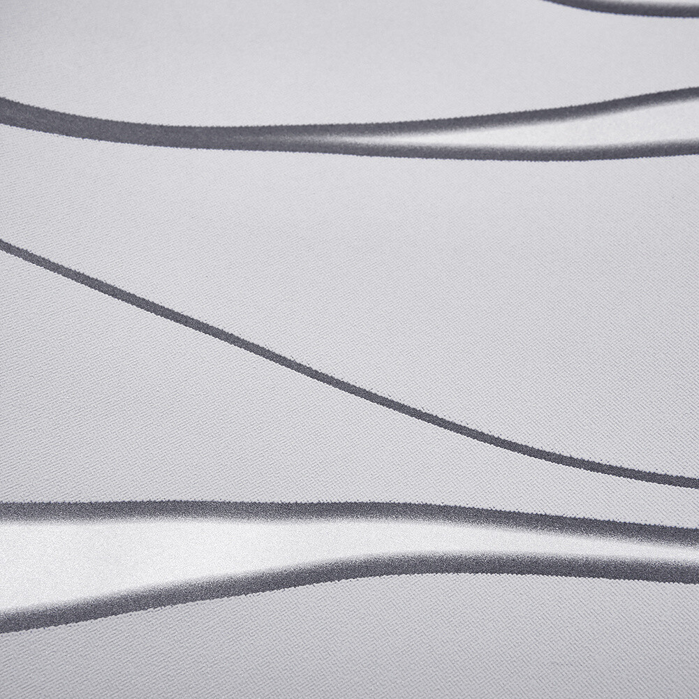 3D Effect Wave Stripe Feature Wall TV Backdrop Living Room Bedroom Wall