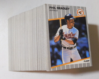 1989 FLEER UPDATED BASEBALL CARDS YOU PICK YOUR CARD U1-U132 (item#E46)