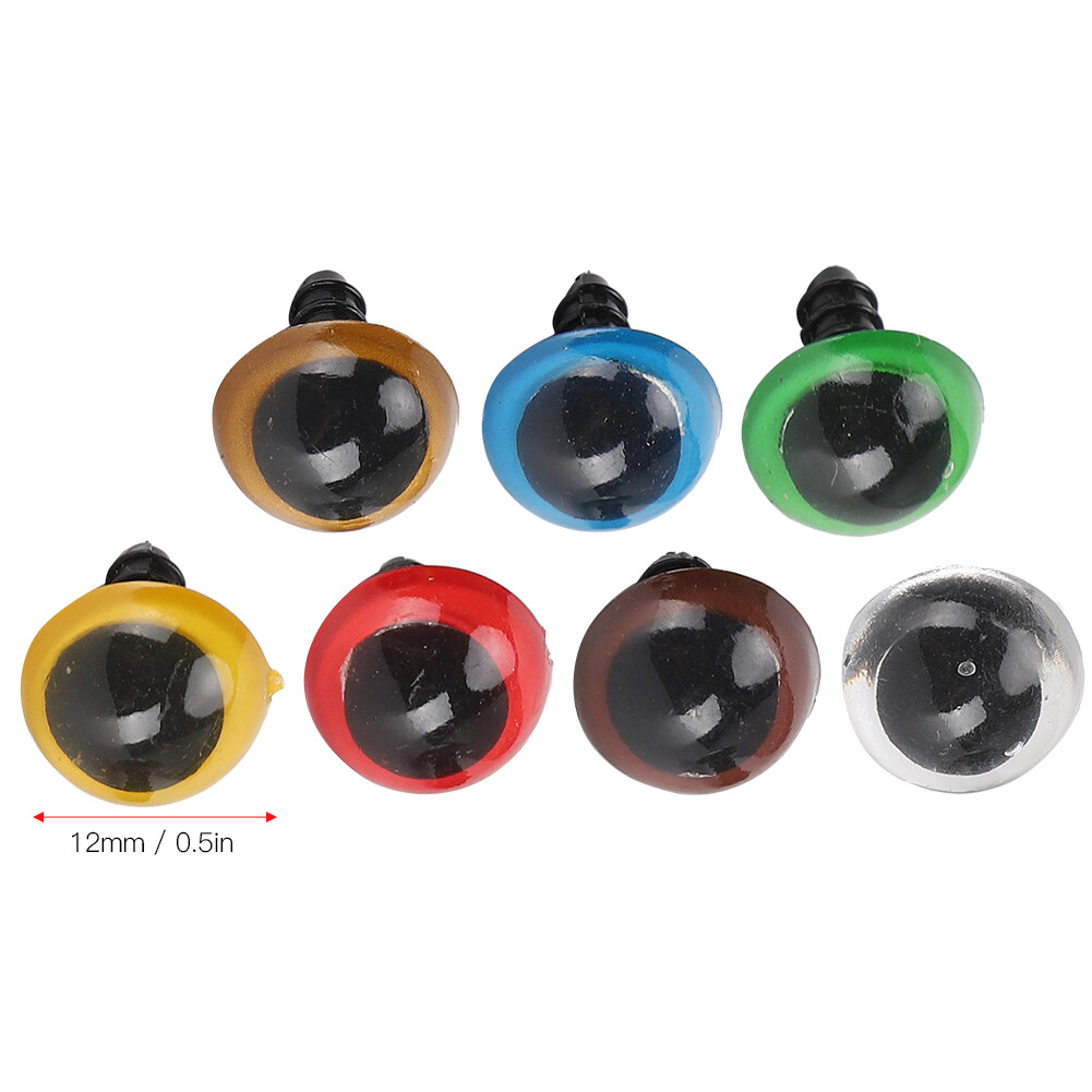 700Pcs Teddy Bear Eyes Stuffed Animal Eyes Plush Toy Eyes Puppet Eyes