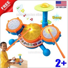 Musical Toys For Kids Girls Boys 2 3 4 5 Year Olds Toddlers Drum Set Educational