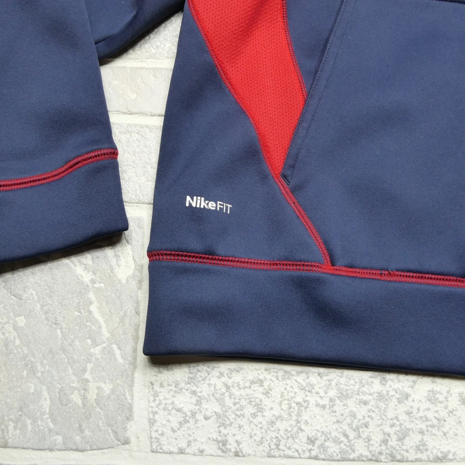 VINTAGE Nike Kobe Bryant Hoodie Youth M Blue Red Fleece Hooded Sweatshirt - Image 3 of 4