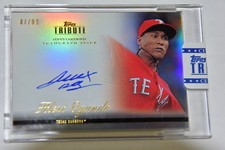 2012 Topps Tribute Autograph Autographed #TA-AO2 Alexi Ogando Auto Card