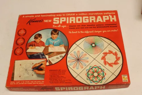 Vintage 1967 Kenner’s  Spirograph No.401 Drawing Set factory sealed inside box